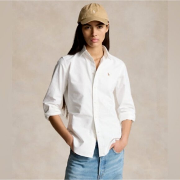 Ralph Lauren Oxford Cloth Slim Fit Traditional Button Down Corpcore Shirt 0 - Picture 1 of 7